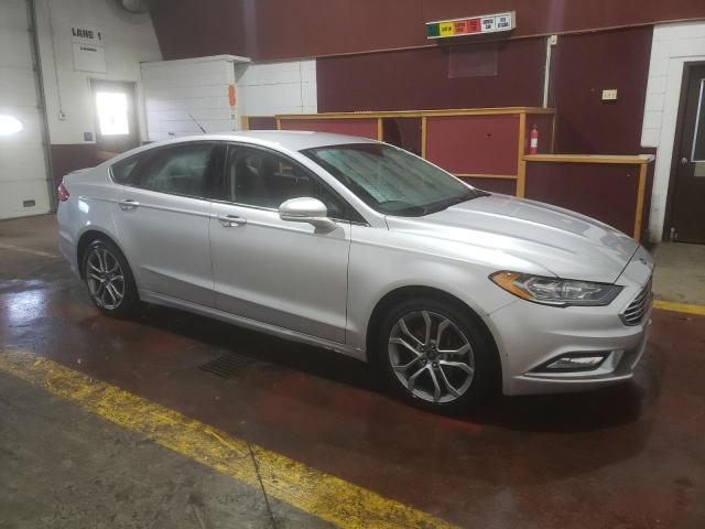 3FA6P0T99HR224210 - 2017 FORD FUSION SE SILVER photo 4