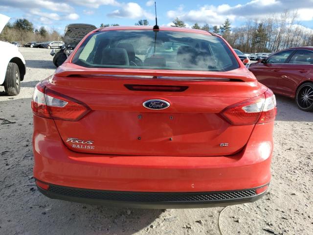 1FAHP3F2XCL187247 - 2012 FORD FOCUS SE RED photo 6
