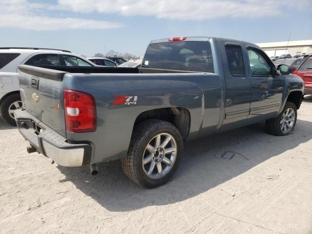 1GCRKSE39BZ431385 - 2011 CHEVROLET SILVERADO K1500 LT BLUE photo 3