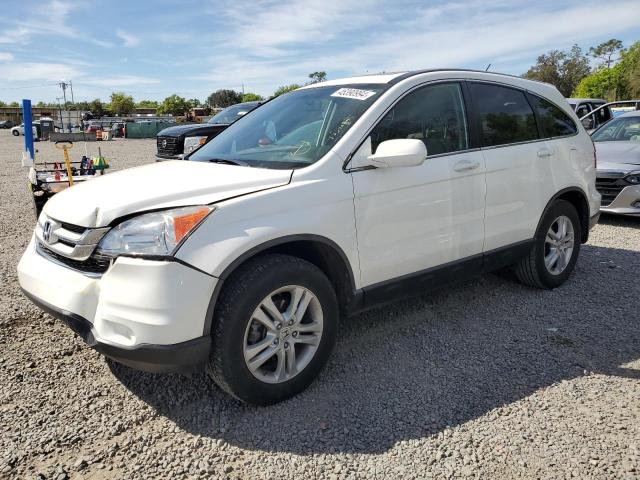 5J6RE3H71BL038120 - 2011 HONDA CR-V EXL WHITE photo 1