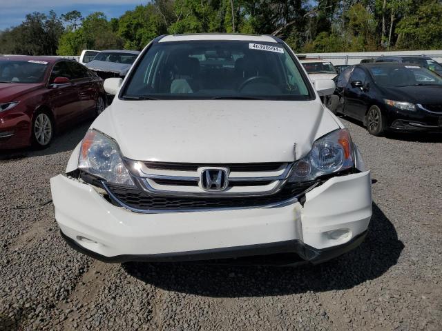 5J6RE3H71BL038120 - 2011 HONDA CR-V EXL WHITE photo 5