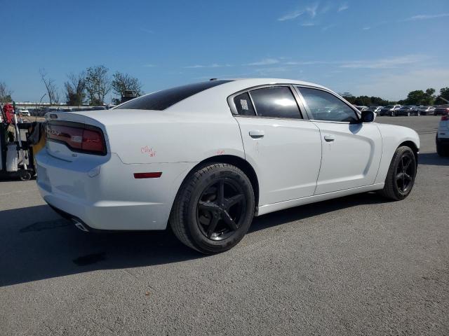 2C3CDXHG8EH104626 - 2014 DODGE CHARGER SXT WHITE photo 3