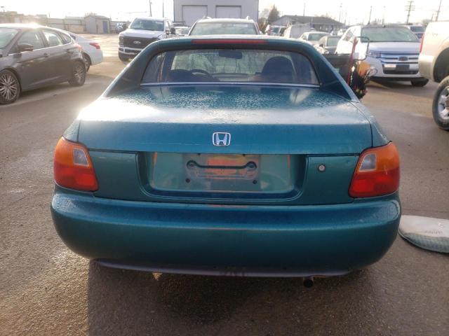 JHMEG1244SS006414 - 1995 HONDA CIVIC DEL SOL S TEAL photo 6