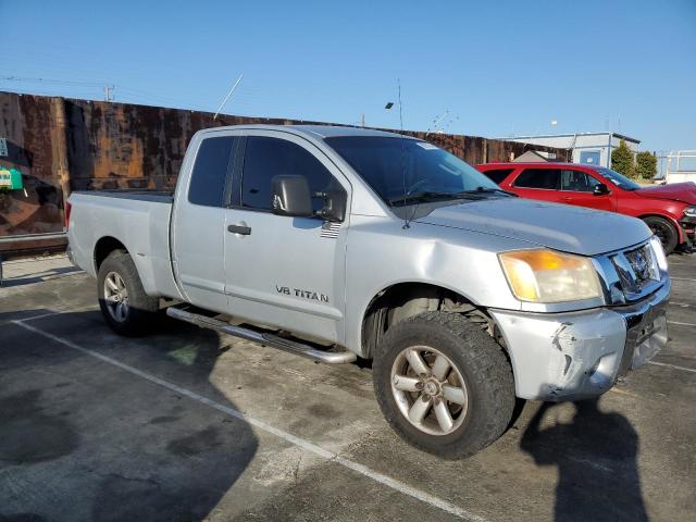 1N6AA0CC1AN309713 - 2010 NISSAN TITAN XE SILVER photo 4