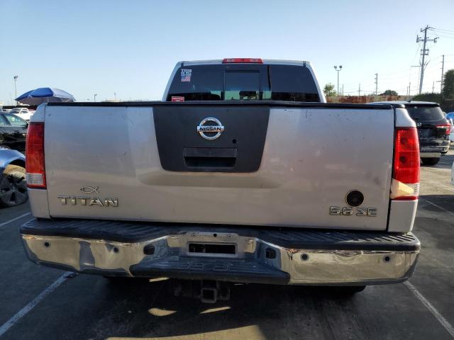 1N6AA0CC1AN309713 - 2010 NISSAN TITAN XE SILVER photo 6