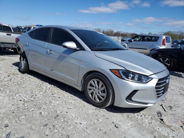 5NPD74LF2HH100426 - 2017 HYUNDAI ELANTRA SE SILVER photo 4