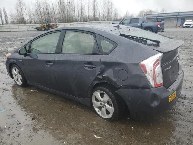 JTDKN3DU5E1741111 - 2014 TOYOTA PRIUS GRAY photo 2