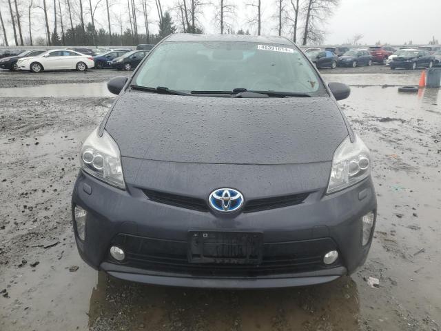 JTDKN3DU5E1741111 - 2014 TOYOTA PRIUS GRAY photo 5