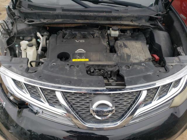 JN8AZ1MU3CW112455 - 2012 NISSAN MURANO S BLACK photo 12