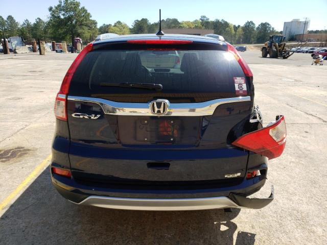 2HKRM3H77FH501400 - 2015 HONDA CR-V EXL BLUE photo 6