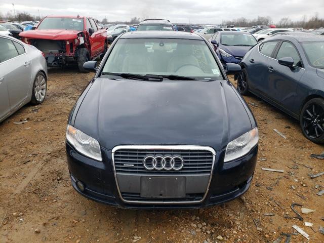 WAUDH78EX7A119145 - 2007 AUDI A4 3.2 QUATTRO BLUE photo 5