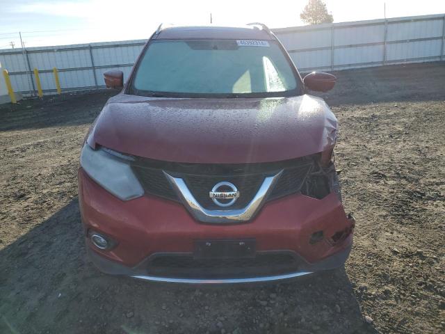 5N1AT2MV2GC882547 - 2016 NISSAN ROGUE S RED photo 5