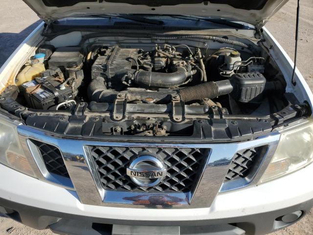 1N6BD0CT6CC478409 - 2012 NISSAN FRONTIER S WHITE photo 11