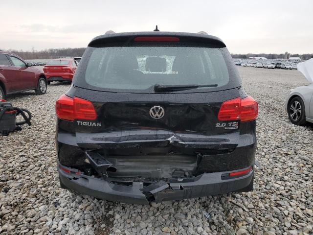 WVGBV7AX4FW561298 - 2015 VOLKSWAGEN TIGUAN S BLACK photo 6