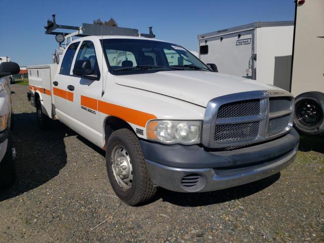 3D7KR28D05G857123 - 2005 DODGE RAM 2500 ST WHITE photo 4