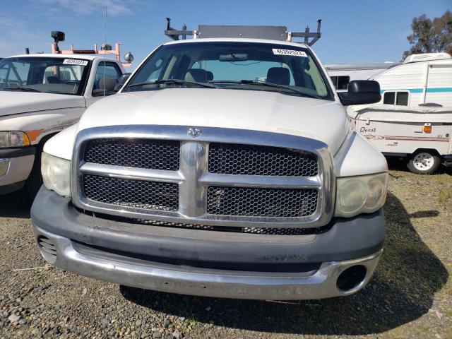 3D7KR28D05G857123 - 2005 DODGE RAM 2500 ST WHITE photo 5