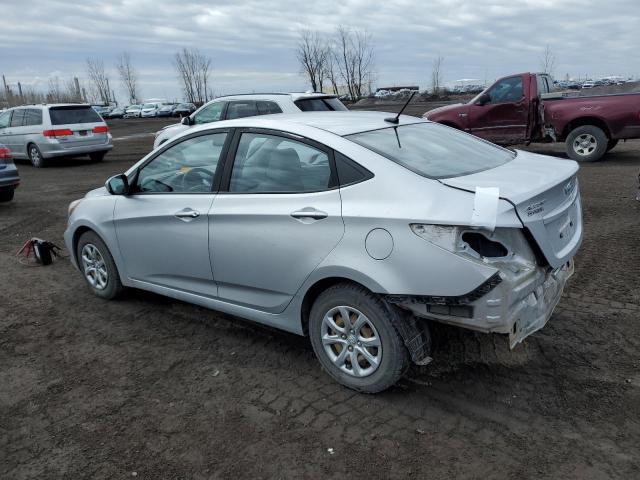 KMHCT4AE7DU435467 - 2013 HYUNDAI ACCENT GLS GRAY photo 2