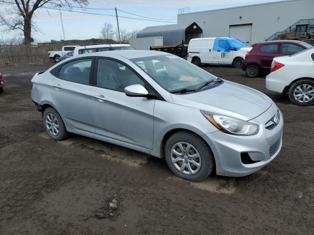 KMHCT4AE7DU435467 - 2013 HYUNDAI ACCENT GLS GRAY photo 4