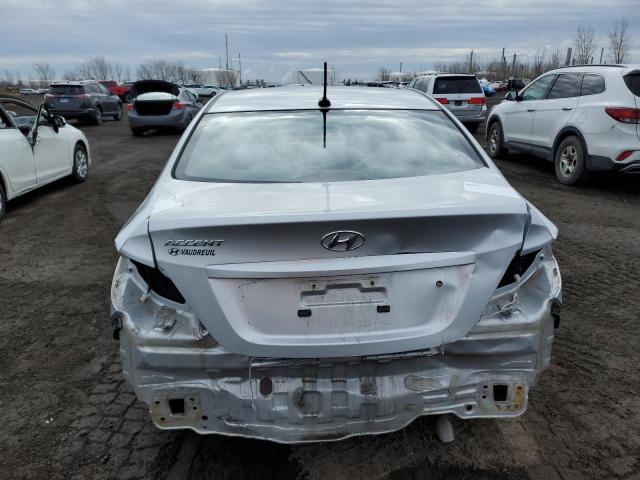 KMHCT4AE7DU435467 - 2013 HYUNDAI ACCENT GLS GRAY photo 6