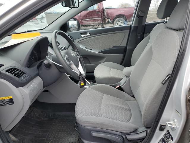 KMHCT4AE7DU435467 - 2013 HYUNDAI ACCENT GLS GRAY photo 7