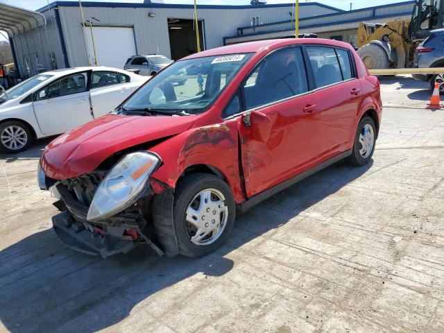 3N1BC13E18L355841 - 2008 NISSAN VERSA S RED photo 1