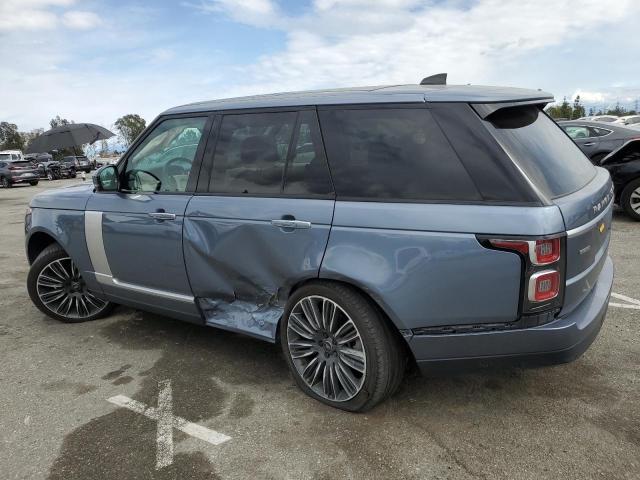 SALGV2REXKA541430 - 2019 LAND ROVER RANGE ROVE AUTOBIOGRAPHY BLUE photo 2