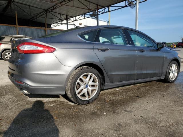 1FA6P0H79E5370337 - 2014 FORD FUSION SE GRAY photo 3