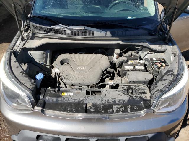 KNDJN2A28F7231617 - 2015 KIA SOUL GRAY photo 10