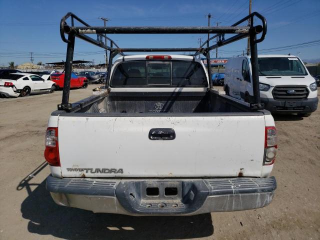 5TBRU34186S466838 - 2006 TOYOTA TUNDRA ACCESS CAB SR5 WHITE photo 6