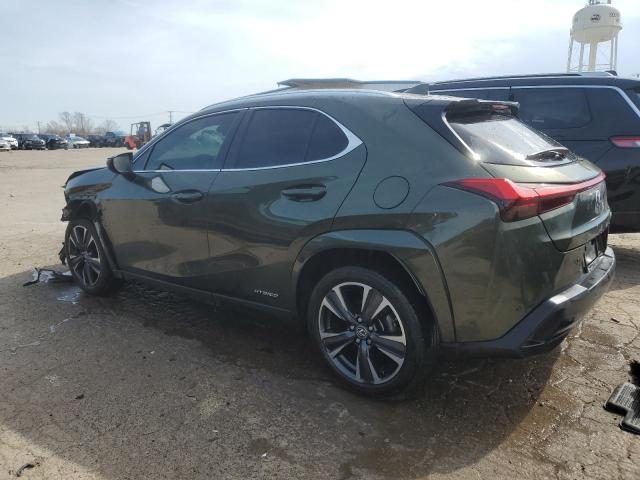 JTHP9JBH5N2058788 - 2022 LEXUS UX 250H BASE GREEN photo 2