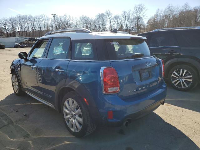 WMZYT5C51K3E64160 - 2019 MINI COOPER S COUNTRYMAN ALL4 BLUE photo 2