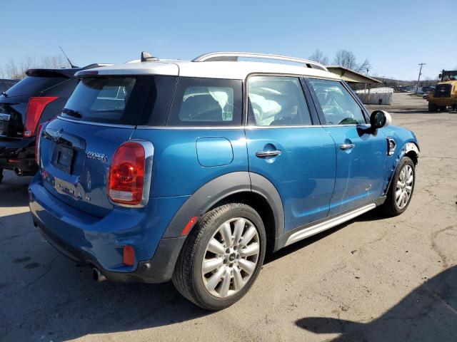 WMZYT5C51K3E64160 - 2019 MINI COOPER S COUNTRYMAN ALL4 BLUE photo 3