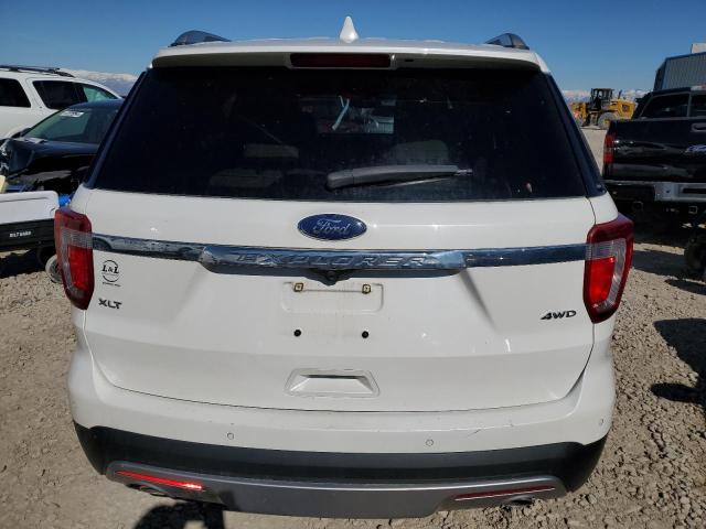 1FM5K8D8XHGD14171 - 2017 FORD EXPLORER XLT WHITE photo 6