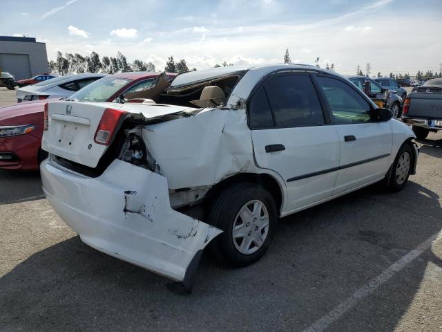 1HGES16375L019840 - 2005 HONDA CIVIC DX VP WHITE photo 3