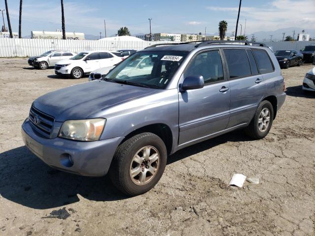 JTEDP21A370143160 - 2007 TOYOTA HIGHLANDER SPORT BLUE photo 1