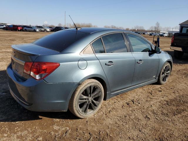 1G1PH5SC4C7199747 - 2012 CHEVROLET CRUZE LTZ BLUE photo 3