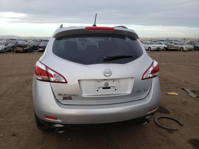 JN8AZ1MW5BW175167 - 2011 NISSAN MURANO S SILVER photo 6