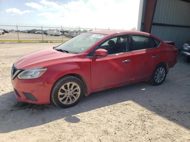 3N1AB7APXJL617514 - 2018 NISSAN SENTRA S RED photo 1