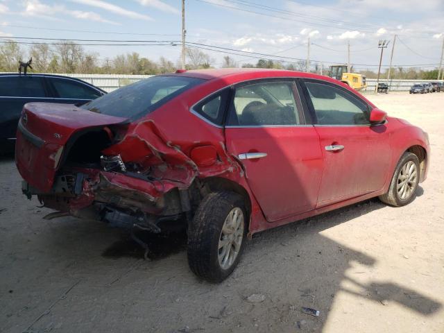 3N1AB7APXJL617514 - 2018 NISSAN SENTRA S RED photo 3