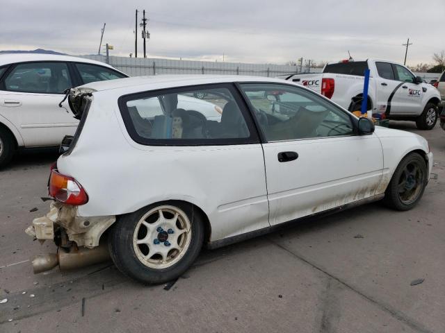 2HGEH2372PH542761 - 1993 HONDA CIVIC VX WHITE photo 3