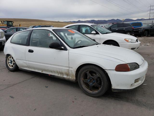 2HGEH2372PH542761 - 1993 HONDA CIVIC VX WHITE photo 4