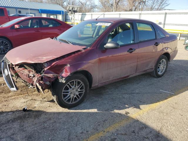 1FAFP34N46W109943 - 2006 FORD FOCUS ZX4 BURGUNDY photo 1