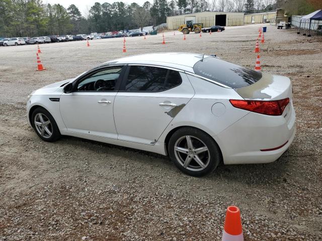 5XXGM4A75DG161101 - 2013 KIA OPTIMA LX WHITE photo 2