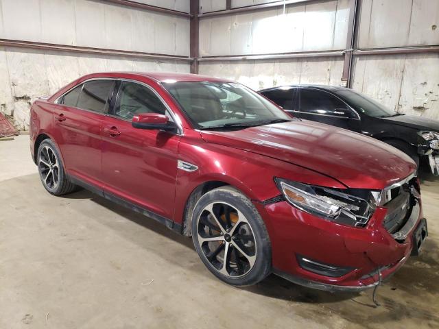 1FAHP2E89EG108274 - 2014 FORD TAURUS SEL BURGUNDY photo 4