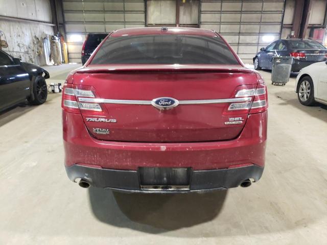 1FAHP2E89EG108274 - 2014 FORD TAURUS SEL BURGUNDY photo 6