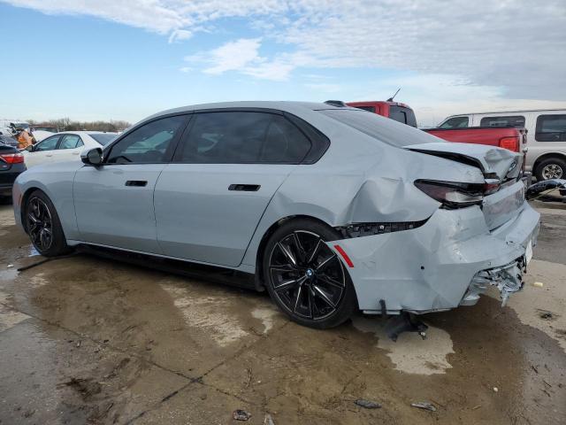 WBY53EJ0XPCL55905 - 2023 BMW I7 XDRIVE60 GRAY photo 2