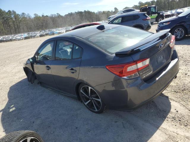 4S3GKAL67L3605053 - 2020 SUBARU IMPREZA SPORT GRAY photo 2