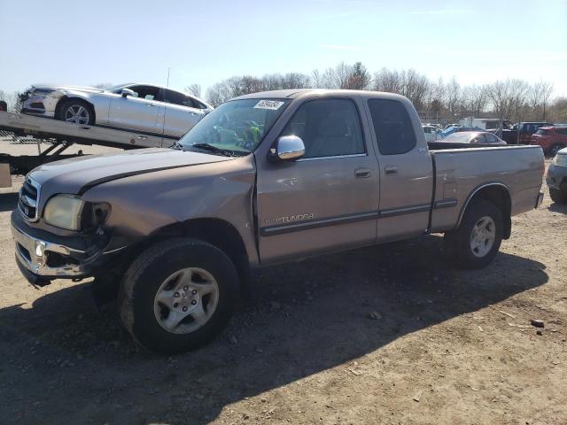 5TBRT34122S227198 - 2002 TOYOTA TUNDRA ACCESS CAB TAN photo 1