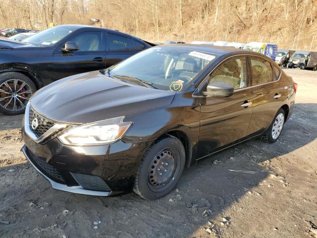 3N1AB7APXGY309500 - 2016 NISSAN SENTRA S BLACK photo 1