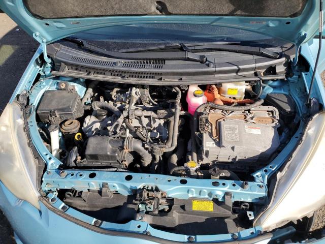 JTDKDTB38C1012112 - 2012 TOYOTA PRIUS C BLUE photo 11